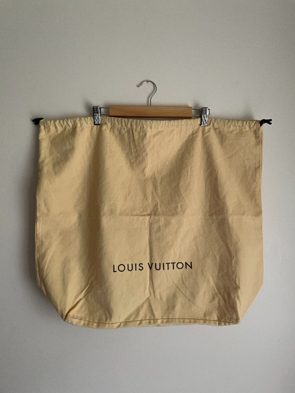 LOUIS VUITTON Drawstring Dust Bag Large 24.5 MINT